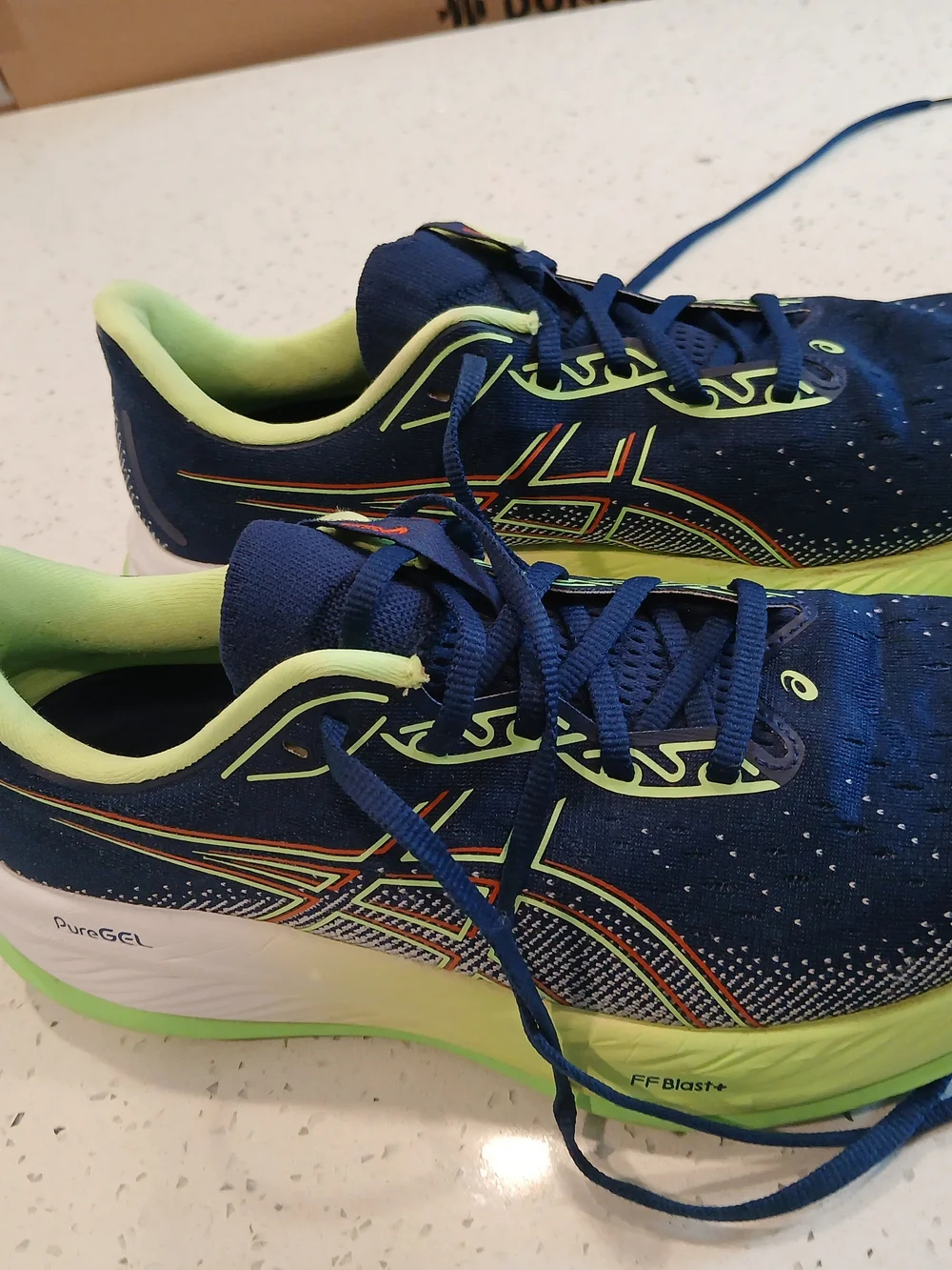 Asics breathable navy